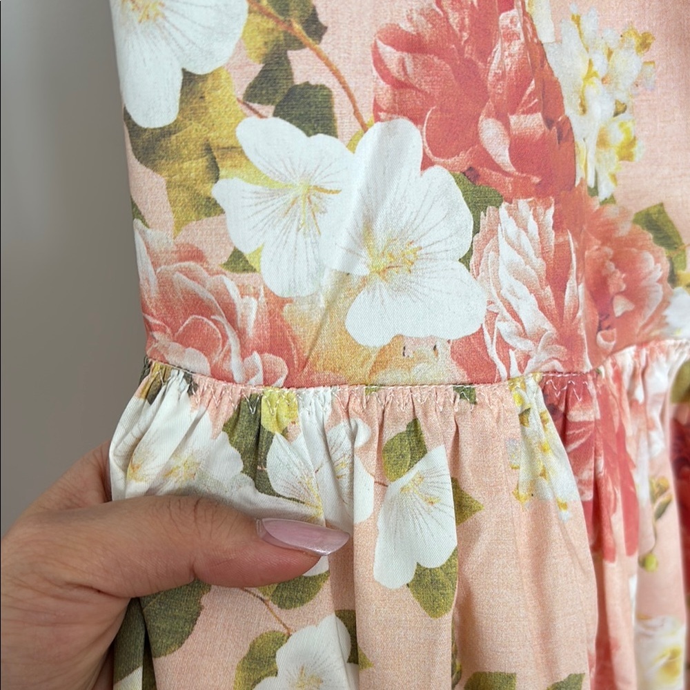 House of CB Pink Floral Midi Dress - Picture 8 of 12